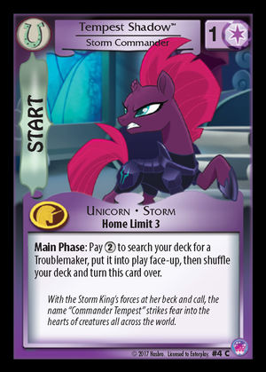 Tempest Shadow, Storm Commander